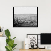 Poster Champ de bataille Bull Run 1861 (Bureau à domicile)