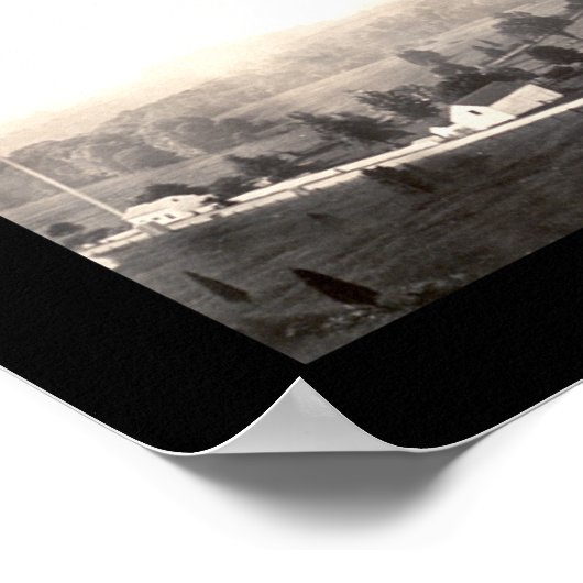 Poster Champ de bataille de Gettysburg Photo 1918 (Coin)