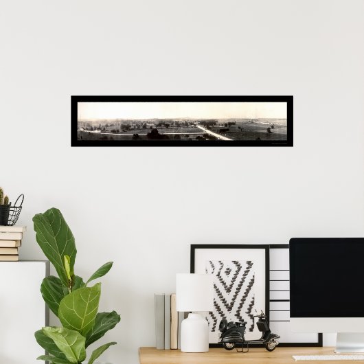 Poster Champ de bataille de Gettysburg Photo 1918 (Bureau à domicile)