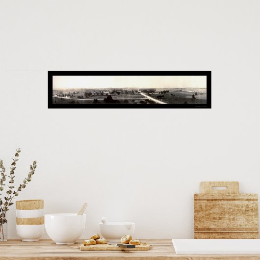 Poster Champ de bataille de Gettysburg Photo 1918 (Cuisine)