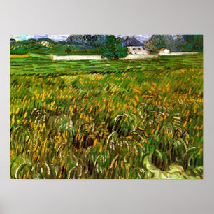 Poster Champ de blé à Auvers par Vincent van Gogh
