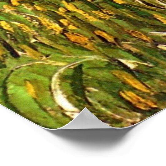 Poster Champ de blé à Auvers par Vincent van Gogh (Coin)