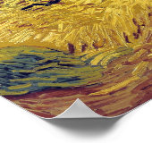 Poster Champ de blé avec corbeaux | Van Gogh | (Coin)