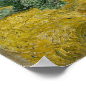 Poster Champ de blé avec Cyprès par Vincent van Gogh (Coin)