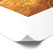 Poster Champ de blé avec Cyprès, Vincent Van Gogh (Coin)