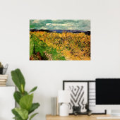 Poster Champ de blé avec des bleuets par Vincent van Gogh (Bureau à domicile)
