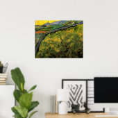 Poster Champ de blé de printemps, Sunrise par Vincent van (Bureau à domicile)