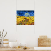 Poster Champ de blé de Van Gogh peinture impressionniste (Cuisine)