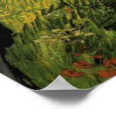 Poster Champ de blé en herbe, soleil levant par Vincent v (Coin)