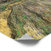 Poster Champ de blé en pluie (F650) Van Gogh Fine Art (Coin)