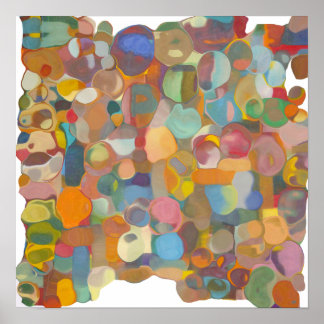 Poster Champ de couleur