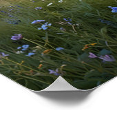 Poster Champ de fleurs sauvages (Coin)