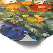 Poster Champ de fleurs sauvages sans cadre (Coin)