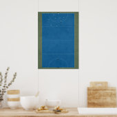 Poster Champ de hockey illustré ci-dessus (Cuisine)