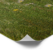 Poster Champ De Marais Texturé Effet Floral (Coin)