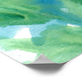 Poster 'Champ de marguerites' Abstrait (Coin)