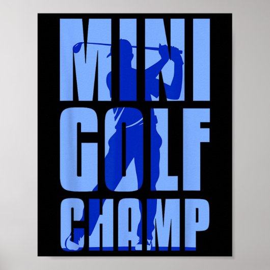 Poster Champ de mini golf (Devant)