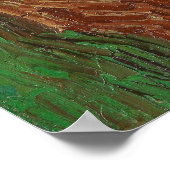 Poster Champ de roues avec corbeaux (Coin)