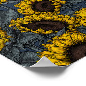 Poster Champ de tournesol 2 (Coin)