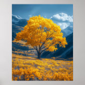 Poster Champ doré (Devant)