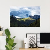 Poster Champ éclairé après la tempête (Bureau à domicile)