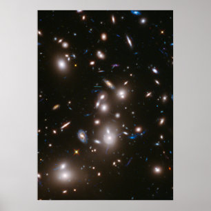 Poster Champ Frontier de Hubble Abell 2744