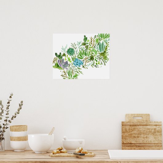 Poster Champ I Succulent (Cuisine)