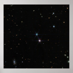 Poster Champ large de la planète Neptune dans James Webb