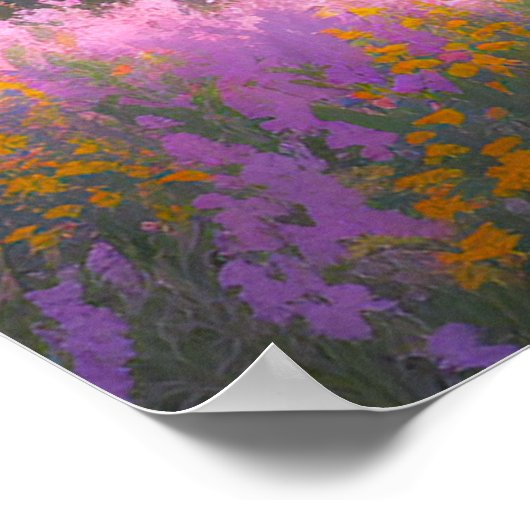 Poster Champ pourpre (Coin)