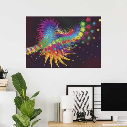 Poster Champ statique multihub (Bureau à domicile)