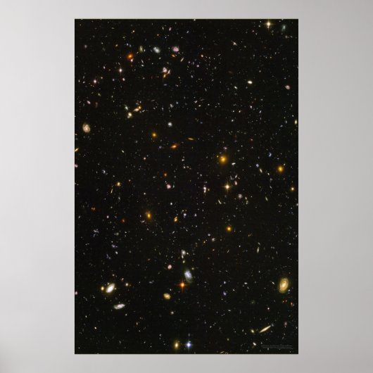 Poster Champ Ultra Deep Hubble 20x30 (20x30) (Devant)