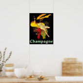 Poster Champagne au vin (Cuisine)