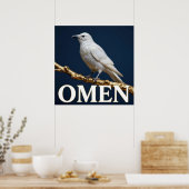 Poster Champagne Corbeau Blanc Mode Or (Cuisine)