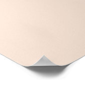 Poster champagne couleur rose (Coin)