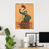 Poster Champagne De Rochegre Boissons Vintages Et Art (Bureau à domicile)