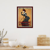 Poster Champagne De Rochegre ~ Leonetto Cappiello 1902 (Cuisine)