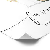 Poster Champagne - faveurs nuptiales s'il vous plaît pren (Coin)
