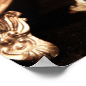 Poster Champagne glass goltoast (Coin)