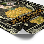 Poster Champagne Perrier vintage (Coin)