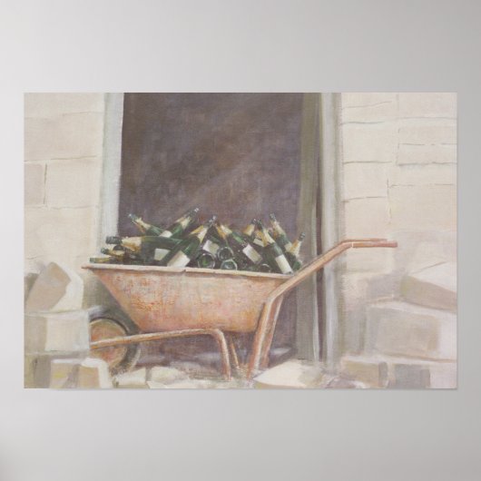 Poster Champagne Wheelbarrow 1985 (Devant)