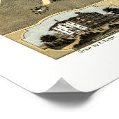 Poster Champaign, IL Panoramic Map - 1869 (Coin)