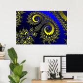 Poster champignon (Bureau à domicile)