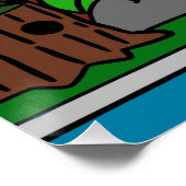 Poster champignon (Coin)