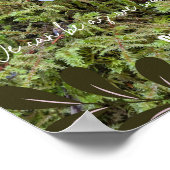 Poster Champignon Belknap avec Citation d'amour universel (Coin)