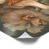 Poster Champignon Cottagecore (Coin)