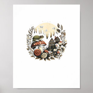 Poster Champignon Drea de l’esthétique Goblincore et Cott