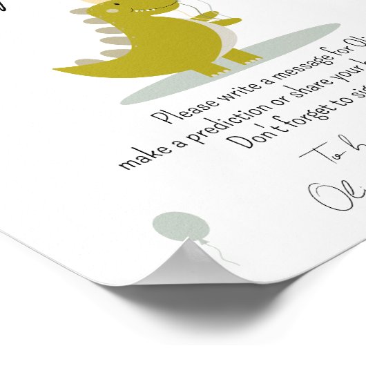 Poster Champignon forestier Anniversaire Heure Capsule (Coin)