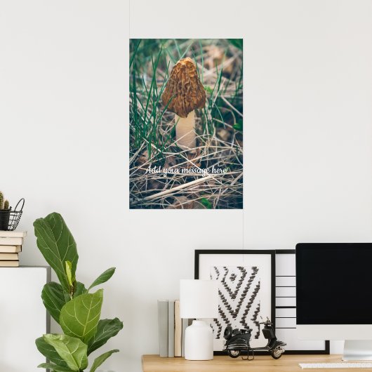Poster Champignon Morel Spring (Bureau à domicile)