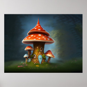 Poster Champignon mystique