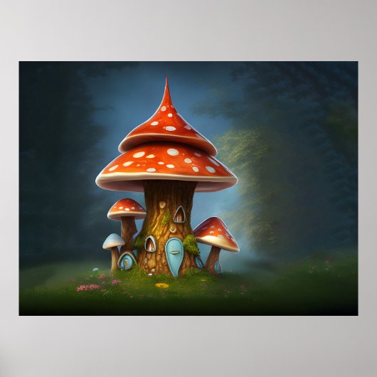Poster Champignon mystique (Devant)